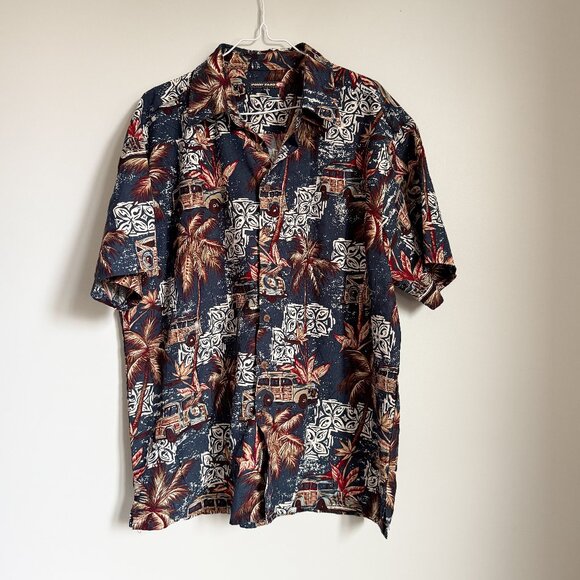 POINT ZERO - Men's - Short Sleeve Shirt Print - Multi Colour - Medium - Picture 1 of 4
